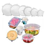SET DE TAPAS DE SILICONA ELÁSTICAS – 6 TAMAÑOS - Imagen 2