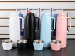 TERMO TÉRMICO 1000 ML CON TAZA Y BOMBILLA - Imagen 2