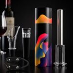 SET DE ACCESORIOS PARA VINO – DESTAPADOR NEUMÁTICO
