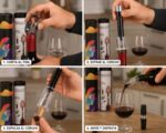 SET DE ACCESORIOS PARA VINO – DESTAPADOR NEUMÁTICO - Imagen 2