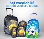 SET ESCOLAR X6 PIEZAS FÚTBOL