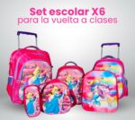 SET ESCOLAR X6 PIEZAS BARBIE/SIRENITA