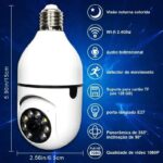 CAMARA DE SEGURIDAD CON WIFI FOCO E27 - Imagen 2