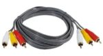 CABLE A/V 3 RCA MACHO A 3 RCA MACHO - Imagen 3