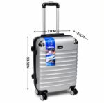 VALIJA CARRY ON 20" GIRO 360° Y PUNTEROS METALICOS - Imagen 2