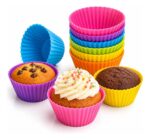 MOLDE DE MUFFIN O CUPCAKE DE SILICONA X12