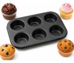 MOLDE ANTIADHERENTE PARA 6 CUPCAKES O MUFFINS