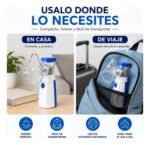 NEBULIZADOR INALÁMBRICO PORTATIL RECARGABLE O A PILAS - Imagen 2