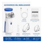 NEBULIZADOR INALÁMBRICO PORTATIL RECARGABLE O A PILAS