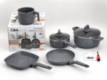 BATERÍA DE COCINA ANTIADHERENTE OM – 7 PIEZAS - Imagen 3