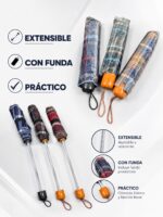 PARAGUAS PLEGABLE CON FUNDA IDEAL CARTERA - Imagen 2