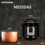 OLLA A PRESIÓN MULTIFUNCIÓN NOVOHOME - 5L - Imagen 3