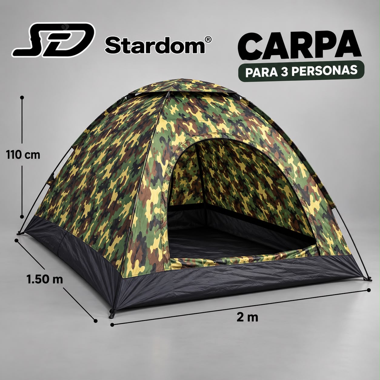 WhatsApp Image 2026-09-17 at 3.17.01 PM CARPA CAMUFLADA STARDOM PARA 3 PERSONAS - Imagen 1