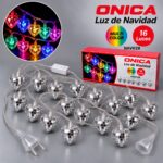 LUZ DE NAVIDAD CORAZÓN RGB 16 LUCES NAV028
