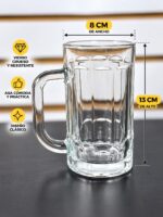 JARRA CHOPERA X2UNID GLASSWERE PP7487 - Imagen 2