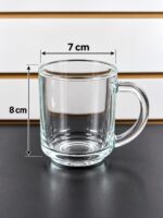 SET X6 TAZAS DE VIDRIO GLASS WARE PP8181 - Imagen 2