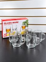 SET X6 TAZAS DE VIDRIO GLASS WARE PP8181