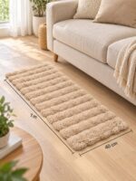 ALFOMBRA PELUDA SUAVECITA BZ-024 1M X 40CM